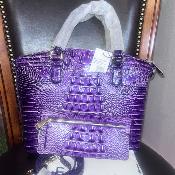 Brahmin Duxbury Ultraviolet Set & Butterfly Tassel - Picture 6 of 16